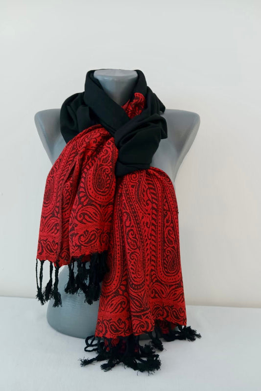Šál Red-black