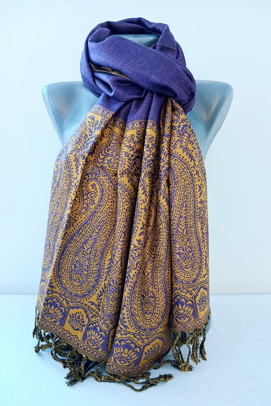 Šál Purple gold