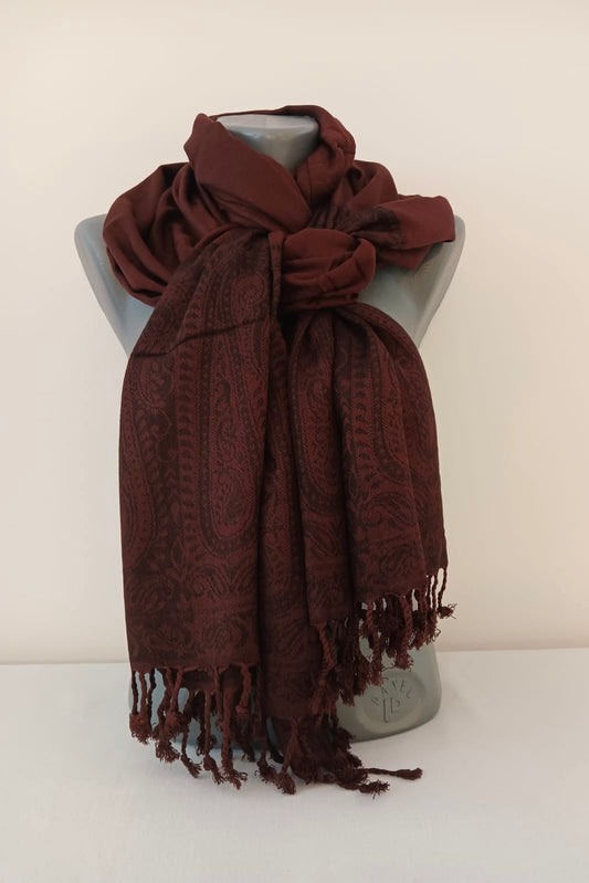 Šál Dark brown